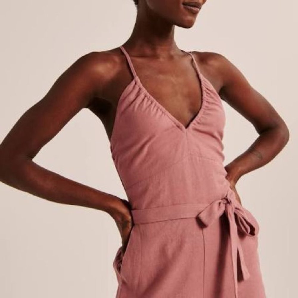 Halter Crossback Jumpsuit